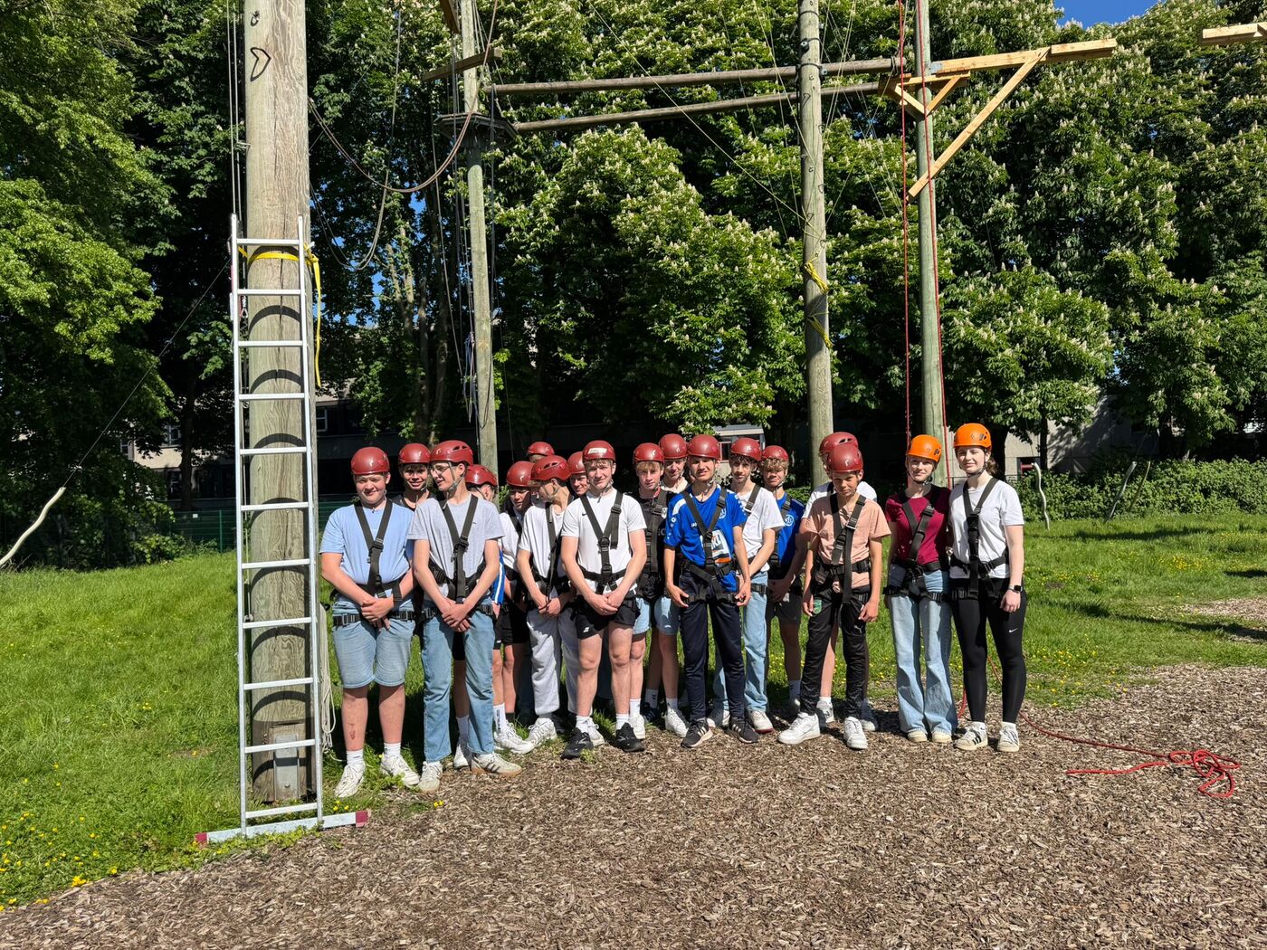„Was gibt mir Halt im Leben?“ – Firmvorbereitung im Hochseilgarten