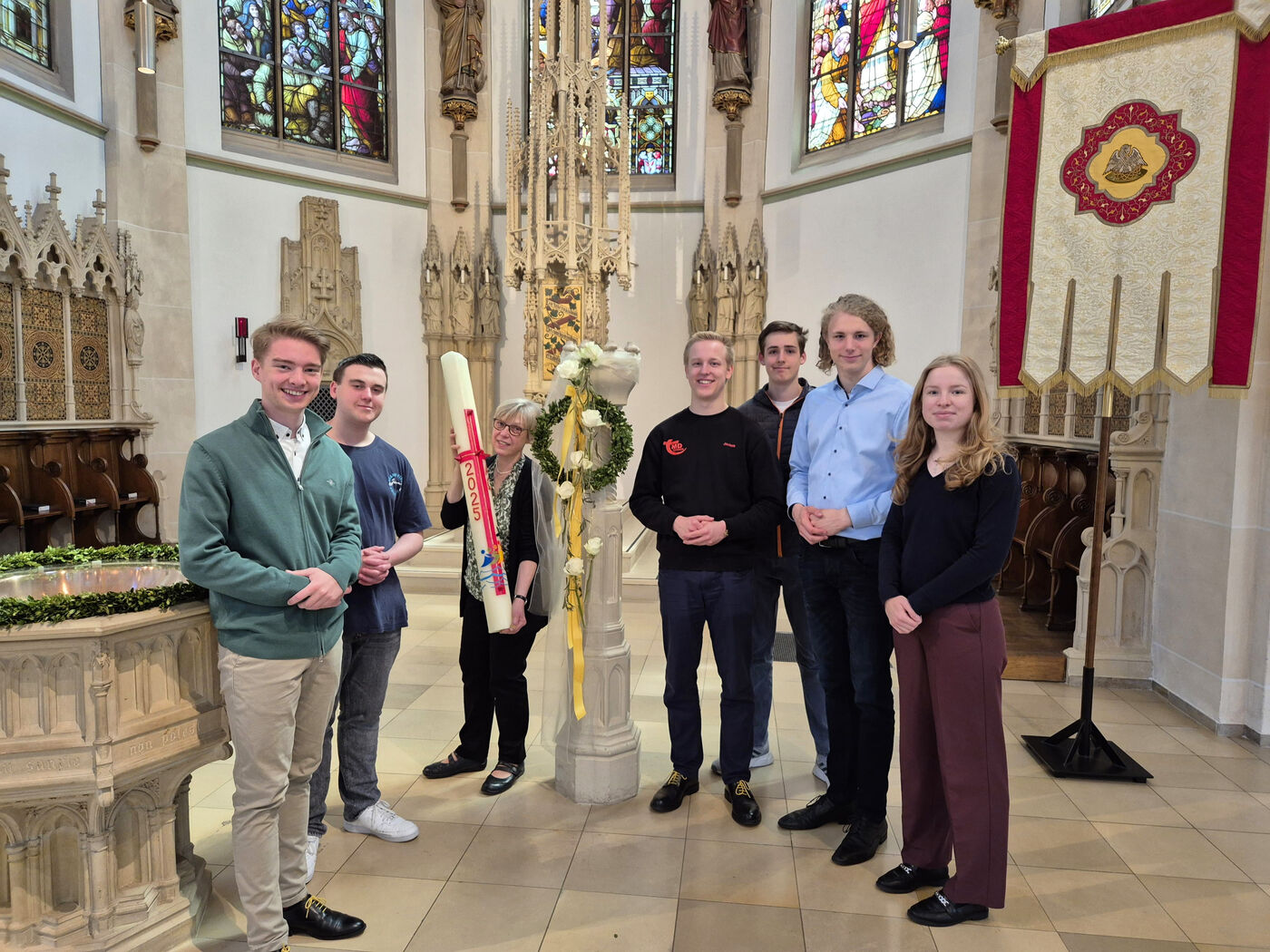 Osterkerze à la Heiliges Jahr