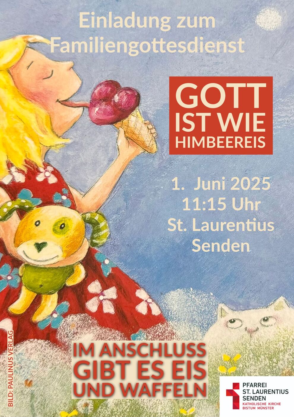 Herzliche Einladung zum Familiengottesdienst am 1. Juni 2025